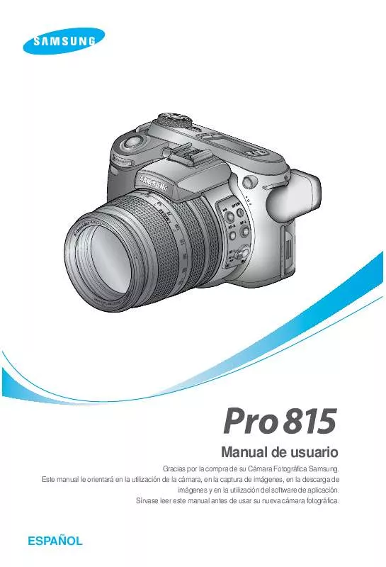 Mode d'emploi SAMSUNG PRO815