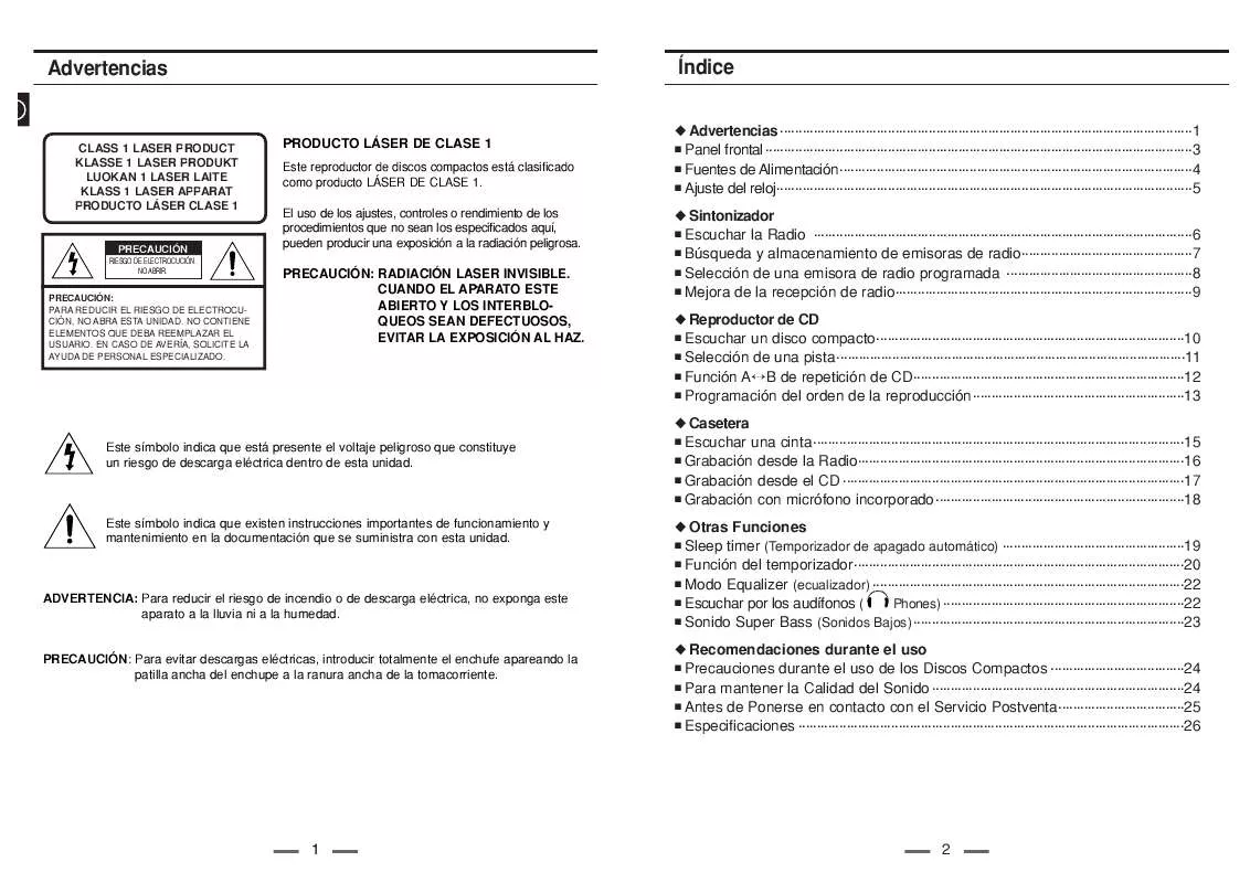 Mode d'emploi SAMSUNG RCD-S50