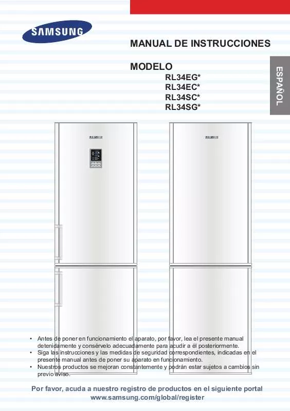 Mode d'emploi SAMSUNG RL34EGSW