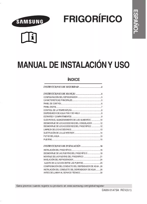 Mode d'emploi SAMSUNG RSC5DBSH1-XEM