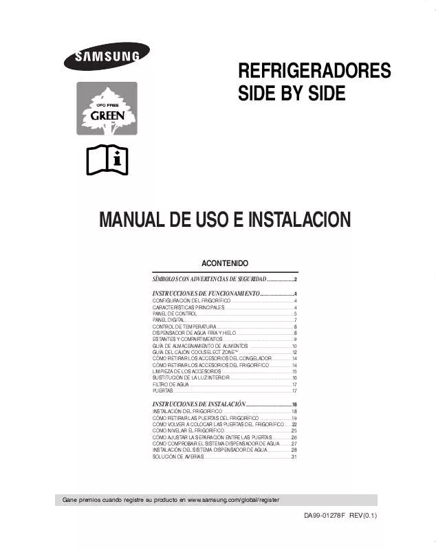 Mode d'emploi SAMSUNG RSC6KWRS1-XEM