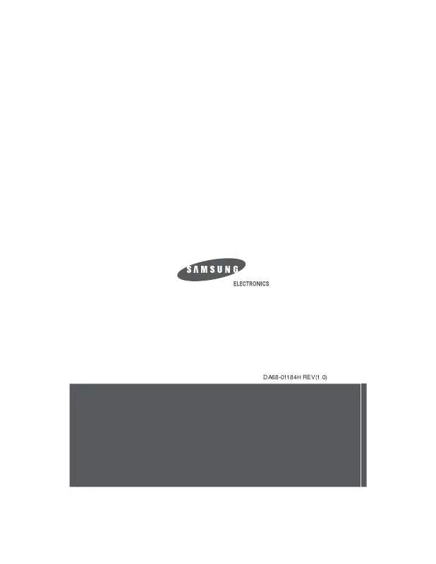 Mode d'emploi SAMSUNG RT30MBSW