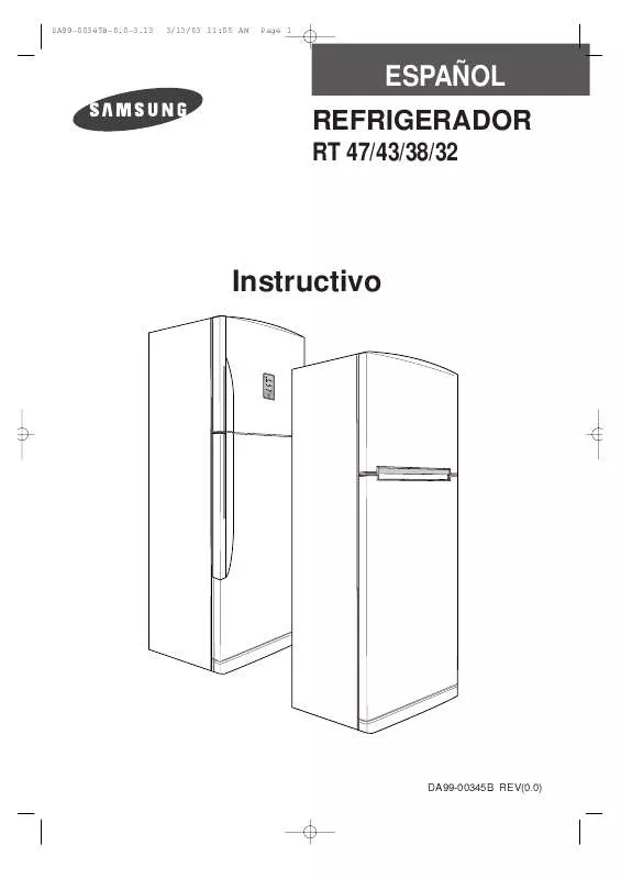 Mode d'emploi SAMSUNG RT47UDSW