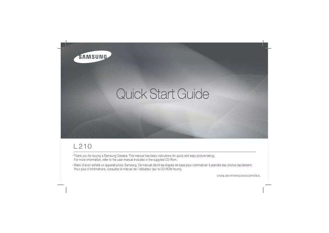 Mode d'emploi SAMSUNG SAM L210