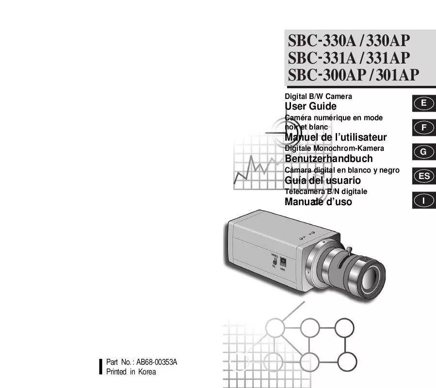 Mode d'emploi SAMSUNG SBC-300AP