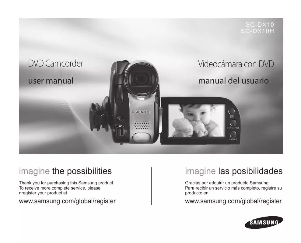 Mode d'emploi SAMSUNG SC-DX10