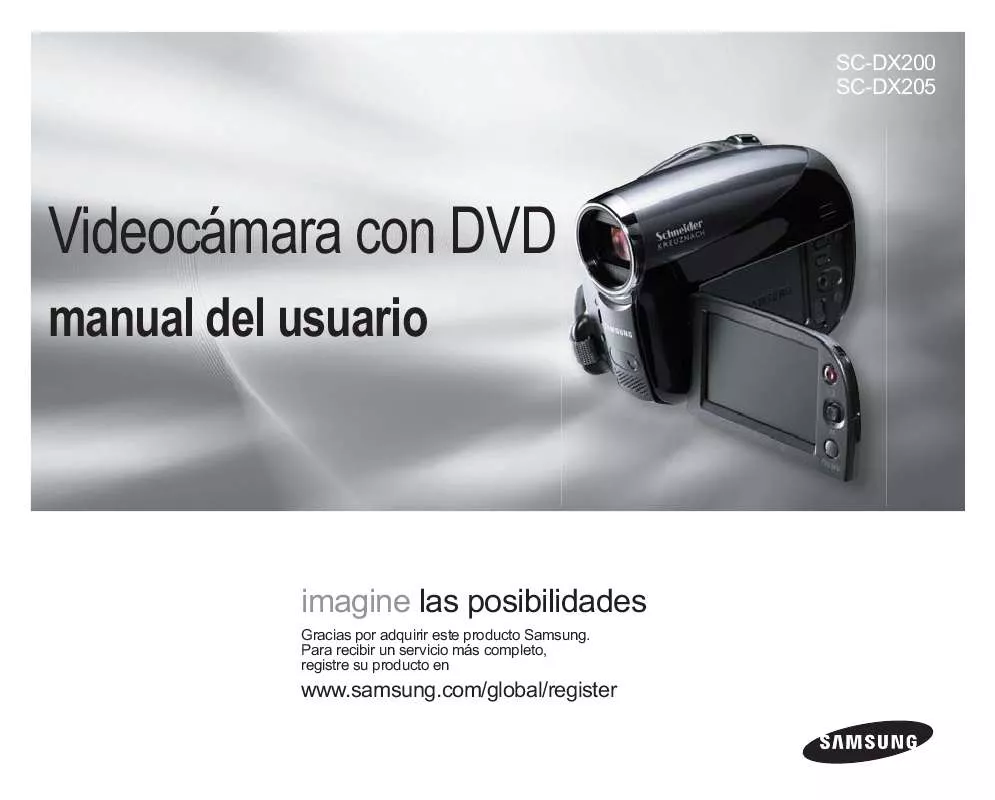 Mode d'emploi SAMSUNG SC-DX200