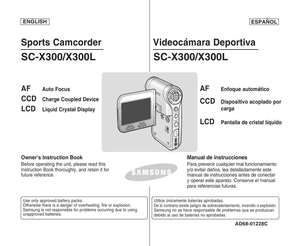 Mode d'emploi SAMSUNG SC-X300L