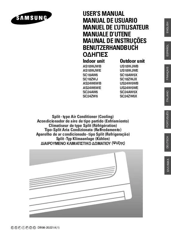 Mode d'emploi SAMSUNG SC-18AW6