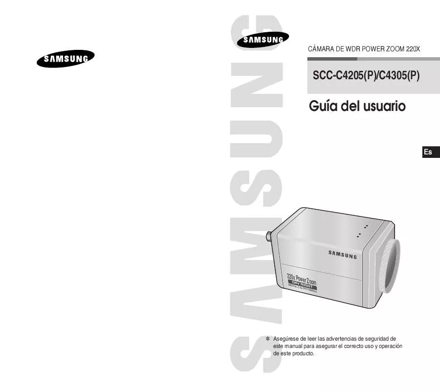 Mode d'emploi SAMSUNG SCC-C4205P