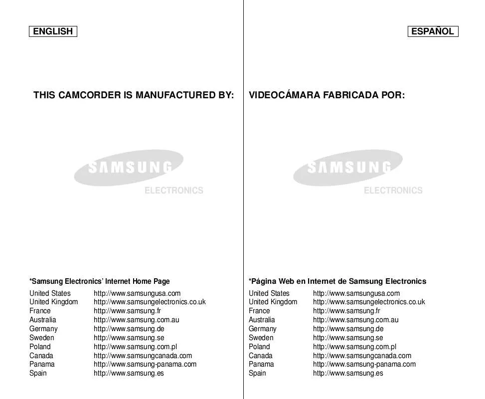 Mode d'emploi SAMSUNG SC-D5000