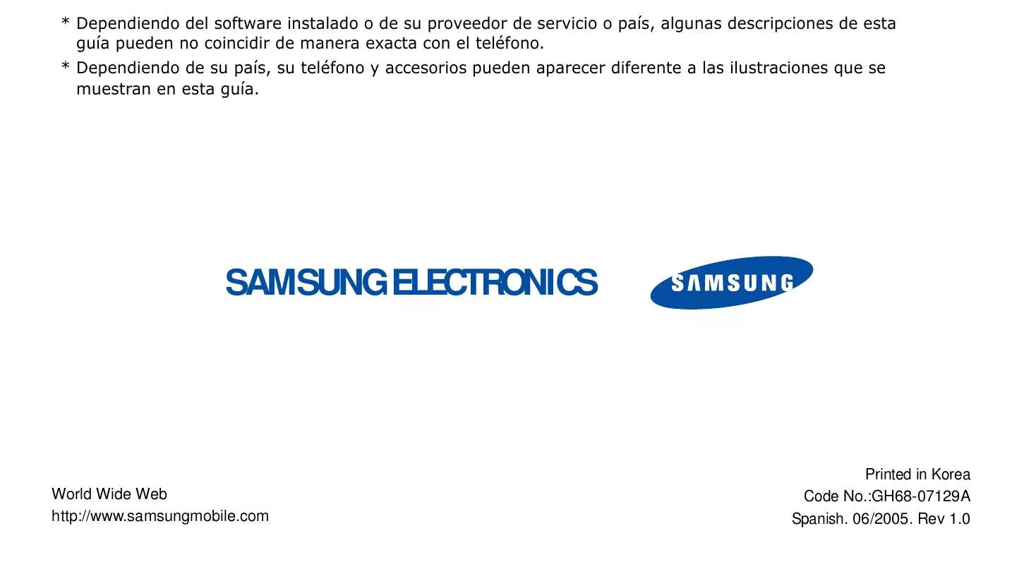 Mode d'emploi SAMSUNG SCH-N485