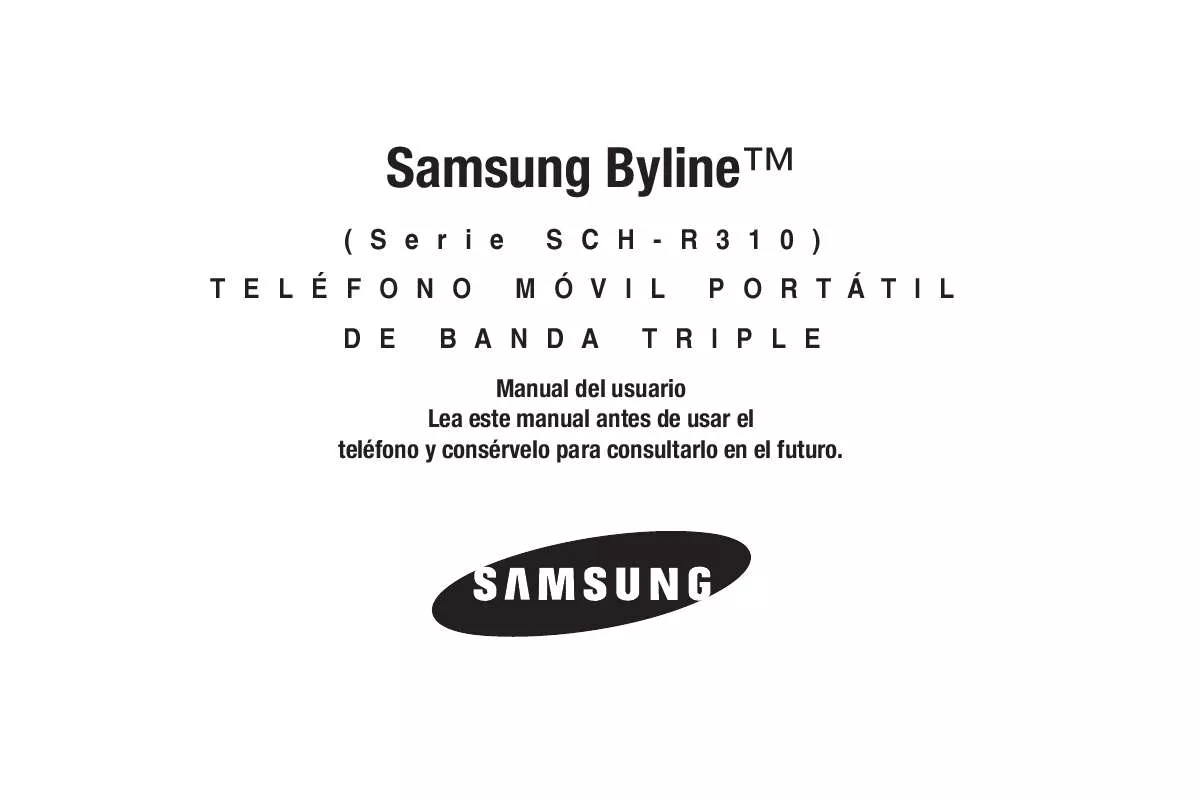 Mode d'emploi SAMSUNG SCH-R310