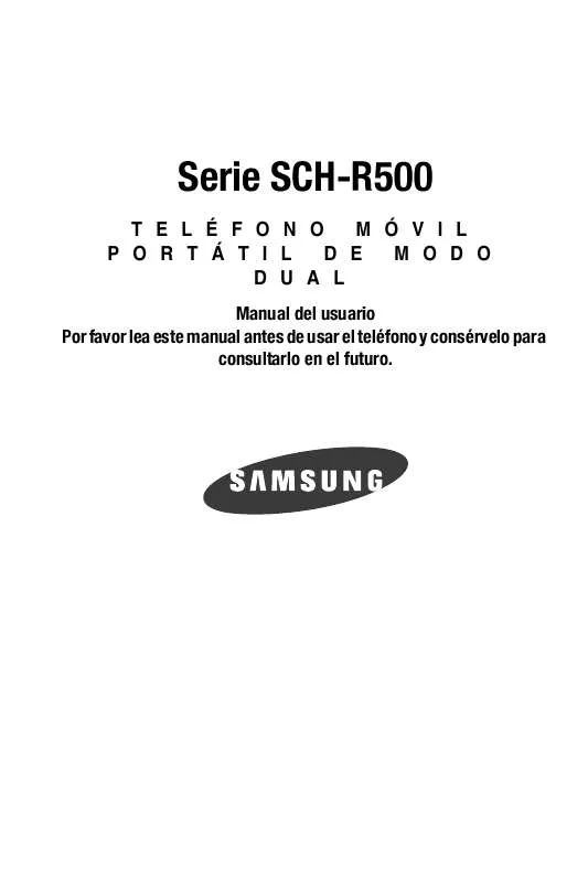 Mode d'emploi SAMSUNG SCH-R500