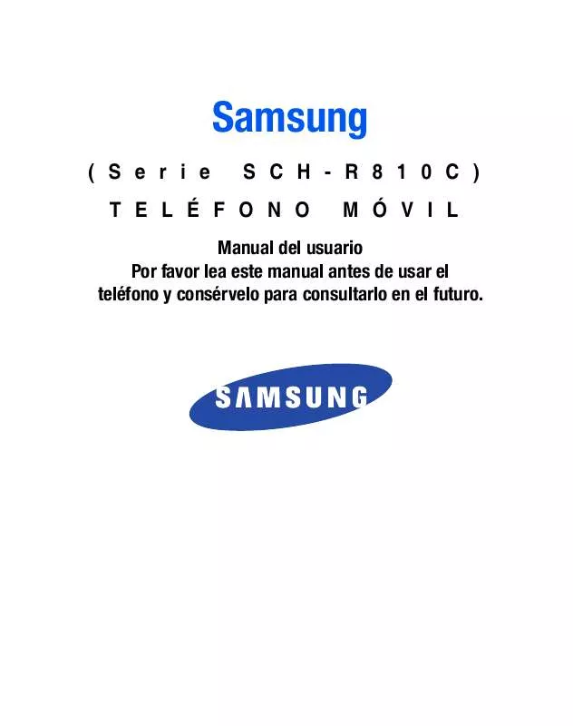 Mode d'emploi SAMSUNG SCH-R810