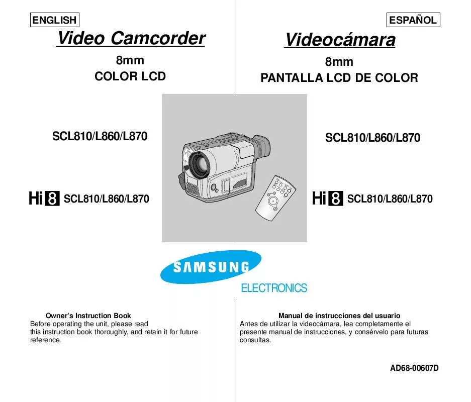 Mode d'emploi SAMSUNG SC-L810