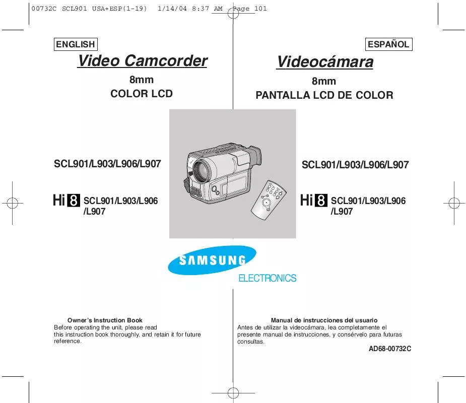 Mode d'emploi SAMSUNG SC-L903