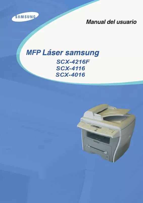 Mode d'emploi SAMSUNG SCX-4016