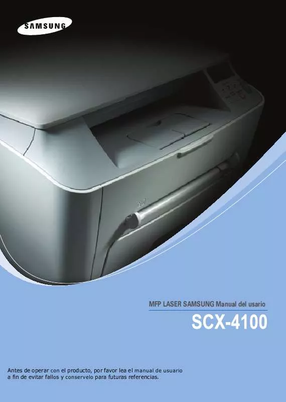 Mode d'emploi SAMSUNG SCX-4100