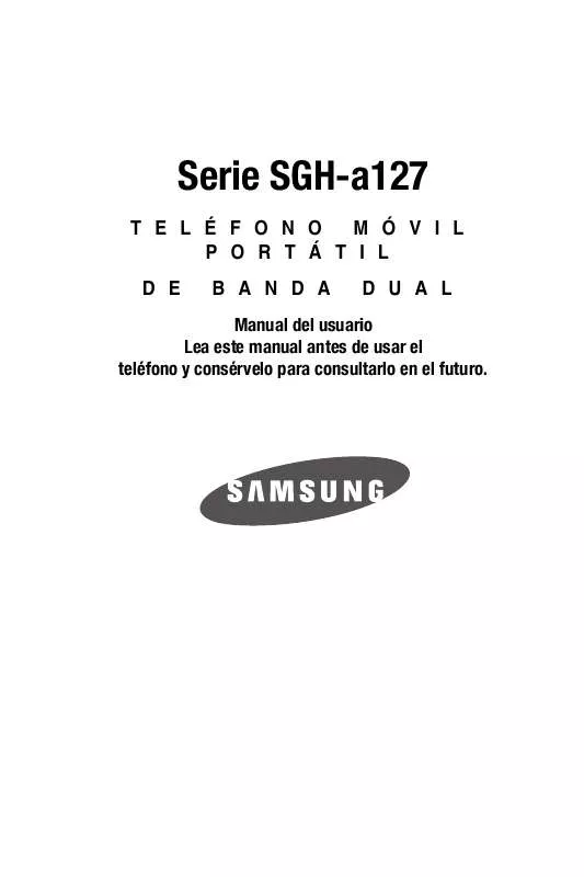 Mode d'emploi SAMSUNG SGH-A127