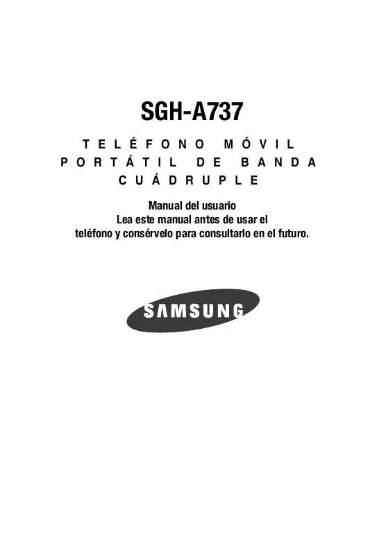 Mode d'emploi SAMSUNG SGH-A737