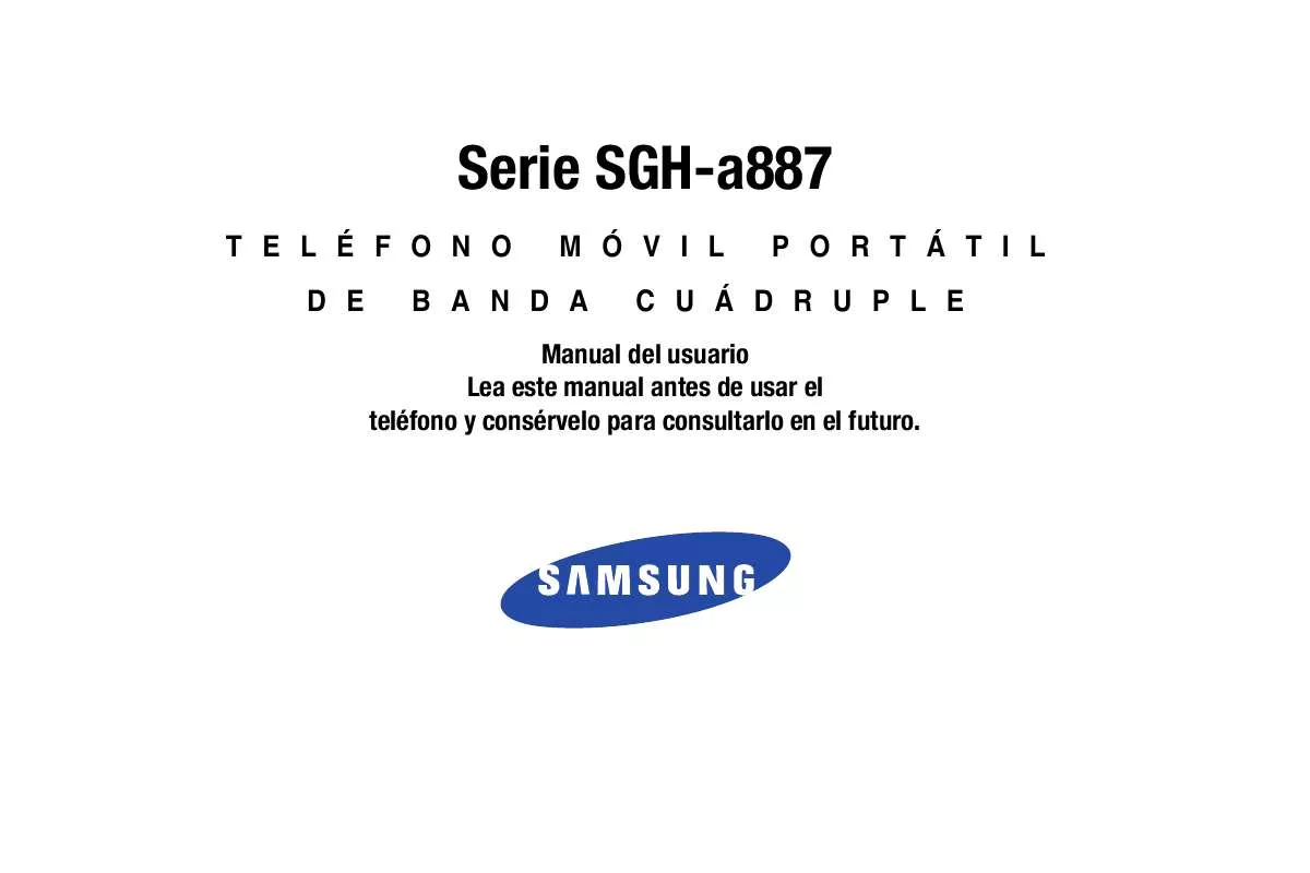 Mode d'emploi SAMSUNG SGH-A887