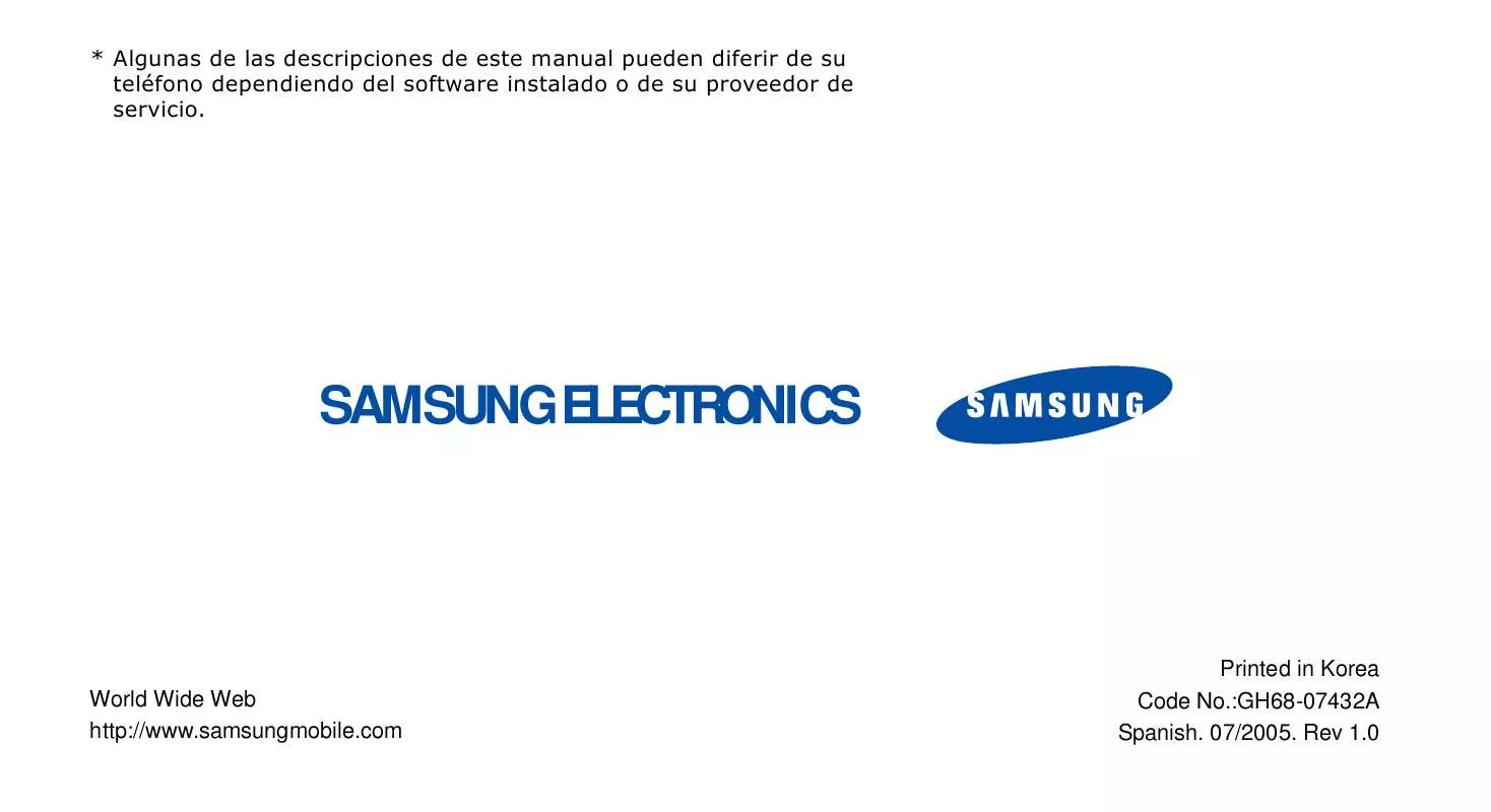 Mode d'emploi SAMSUNG SGH-C216