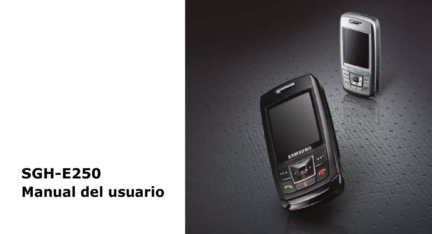 Mode d'emploi SAMSUNG SGH-E250I