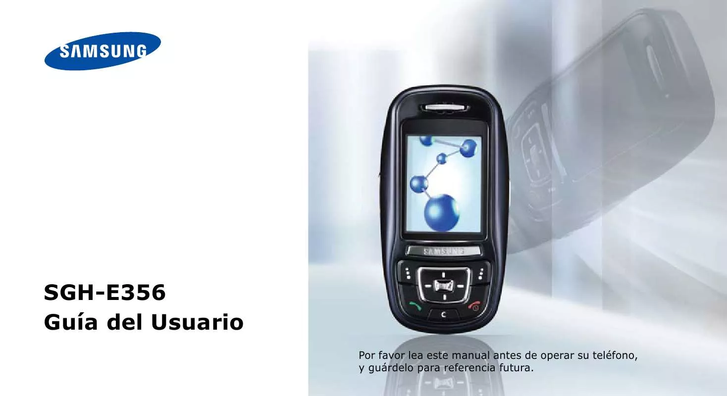 Mode d'emploi SAMSUNG SGH-E356