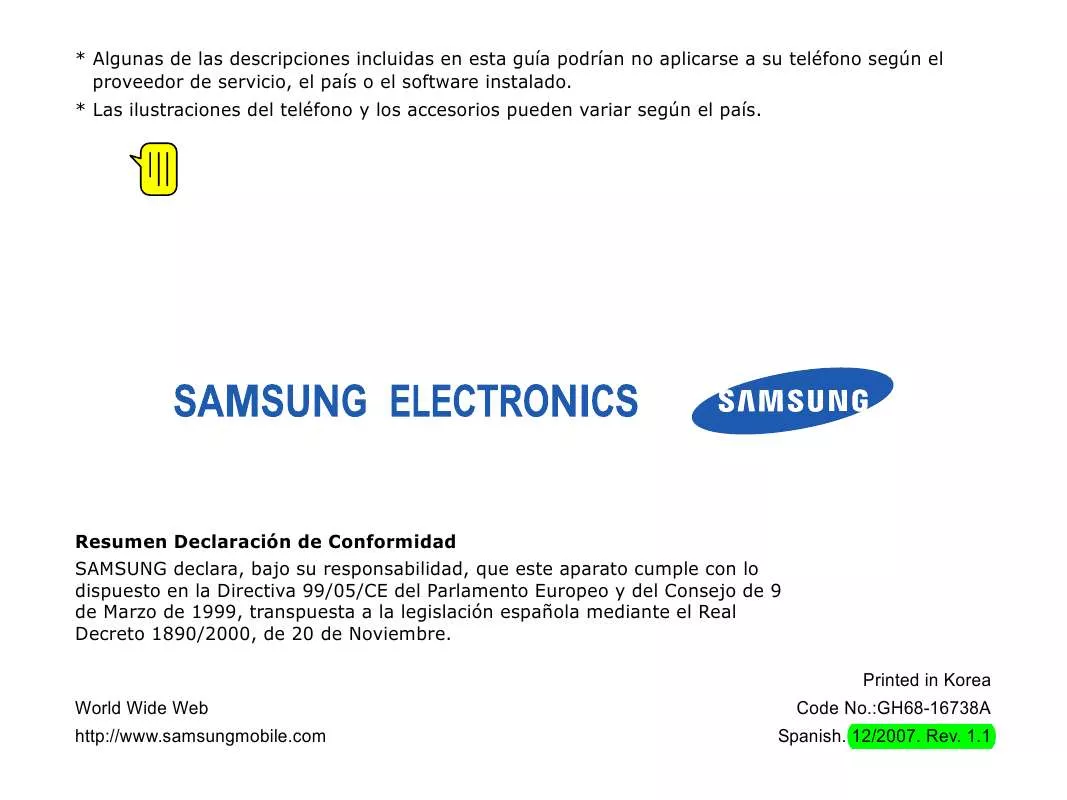 Mode d'emploi SAMSUNG SGH-L760