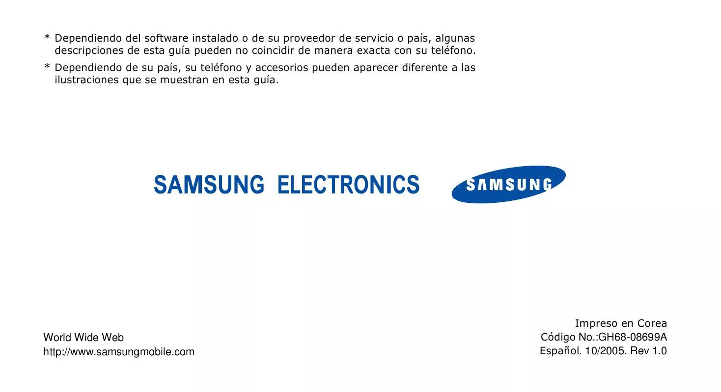 Mode d'emploi SAMSUNG SGH-X156