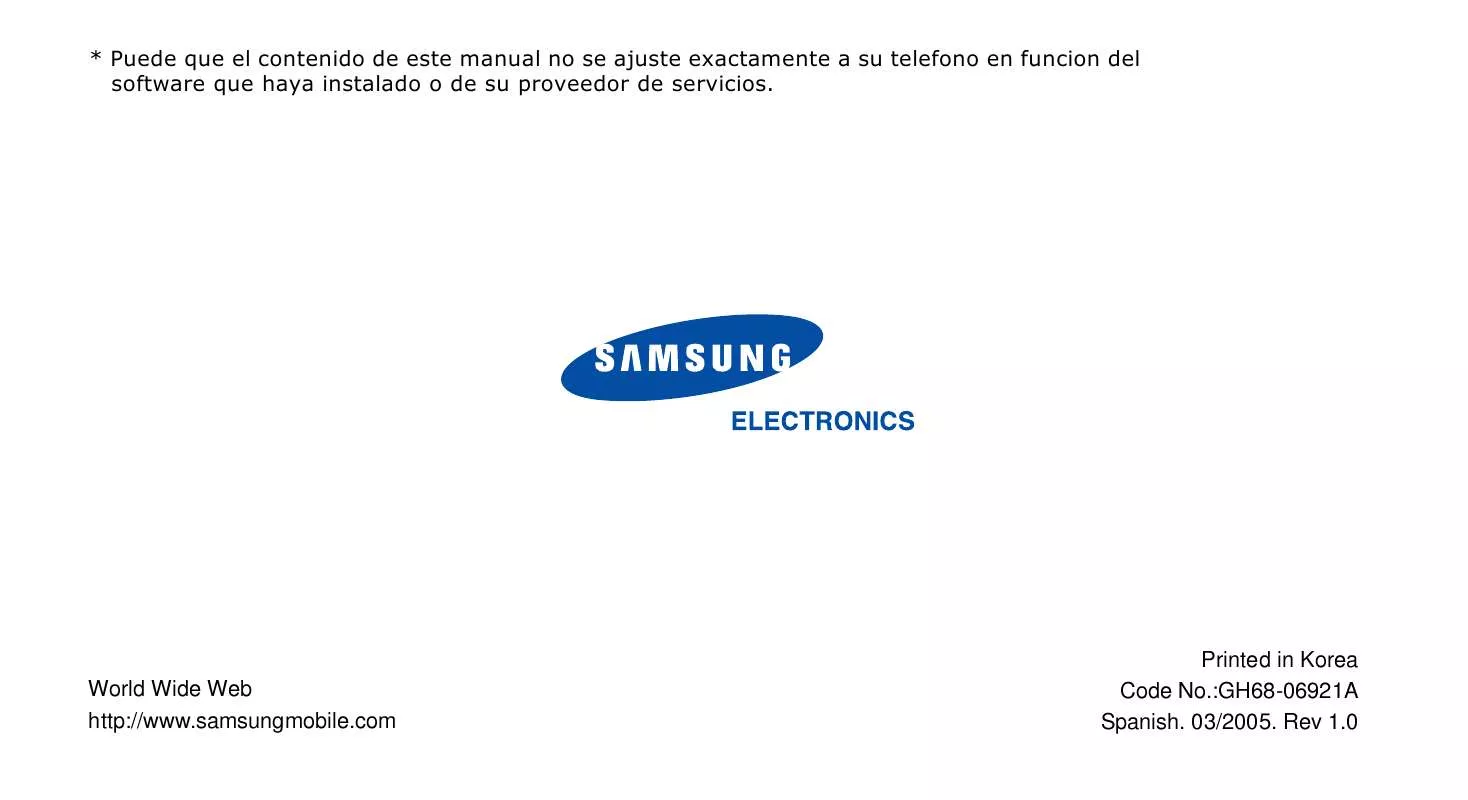 Mode d'emploi SAMSUNG SGH-X486