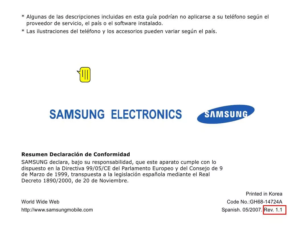 Mode d'emploi SAMSUNG SGH-Z170