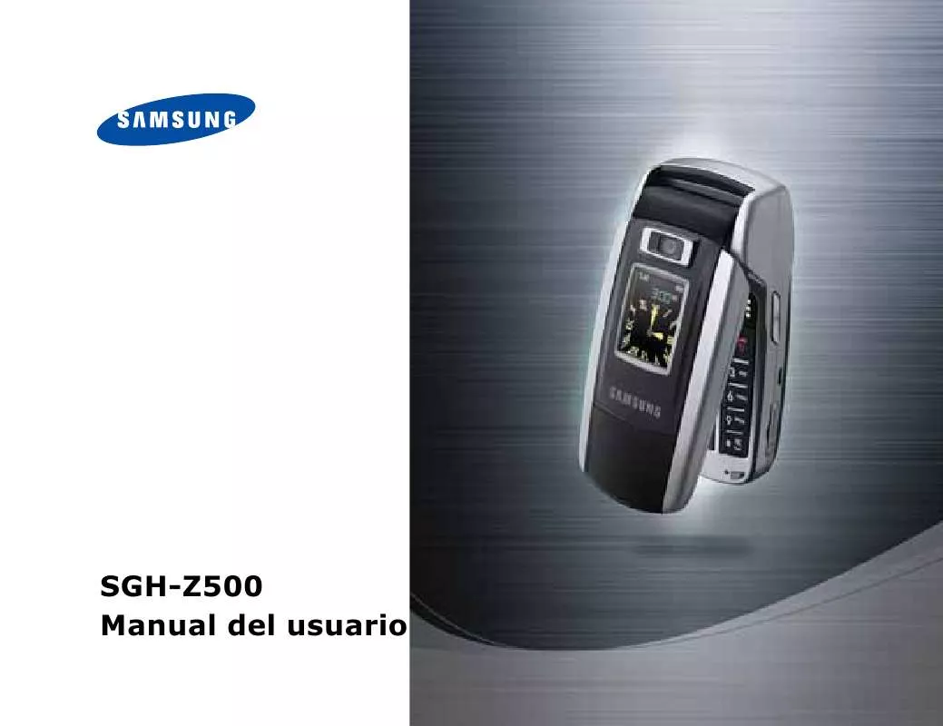 Mode d'emploi SAMSUNG SGH-Z500