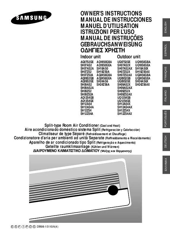 Mode d'emploi SAMSUNG SH-07AS2AX