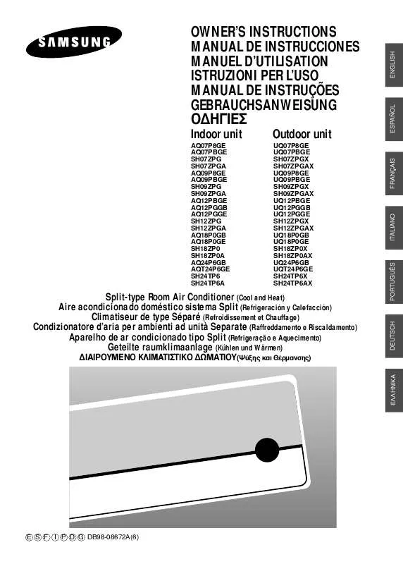 Mode d'emploi SAMSUNG SH-12ZPGAX