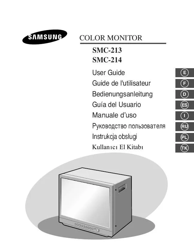 Mode d'emploi SAMSUNG SMC-214P