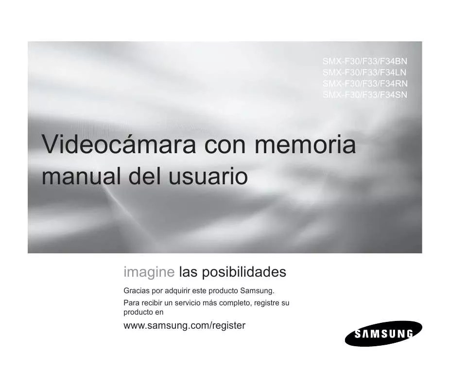 Mode d'emploi SAMSUNG SMX-F33BN