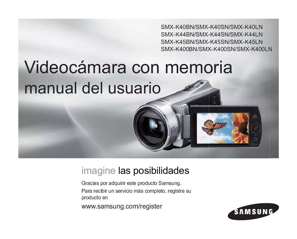 Mode d'emploi SAMSUNG SMX-K40BN