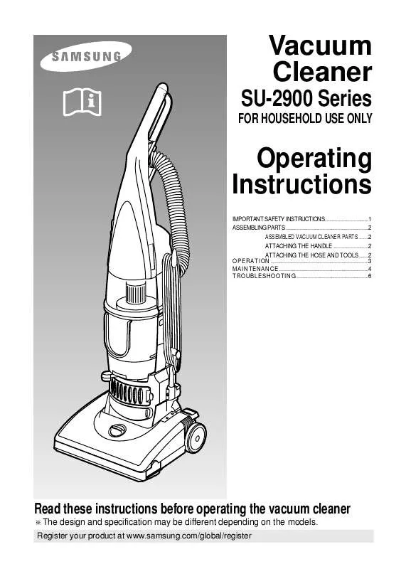 Mode d'emploi SAMSUNG SU2911