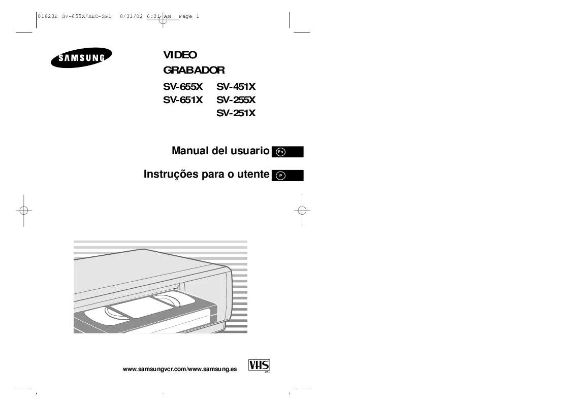 Mode d'emploi SAMSUNG SV-251X