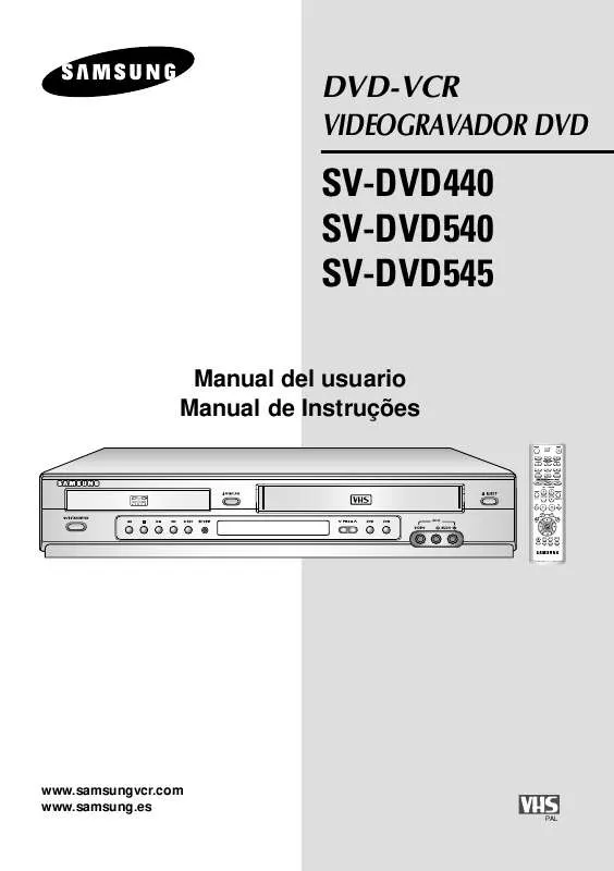 Mode d'emploi SAMSUNG SV-DVD440