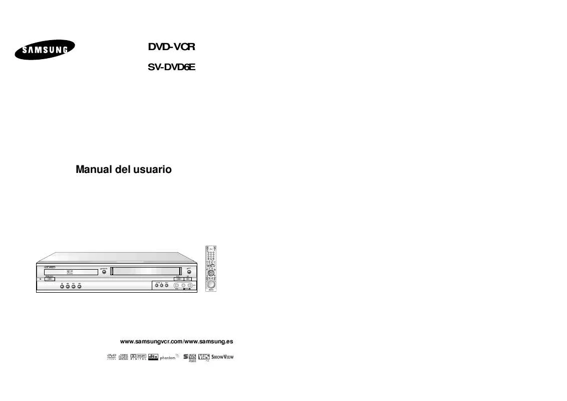 Mode d'emploi SAMSUNG SV-DVD6E