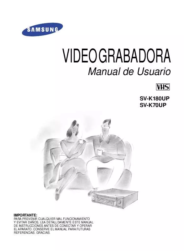 Mode d'emploi SAMSUNG SV-K180UP