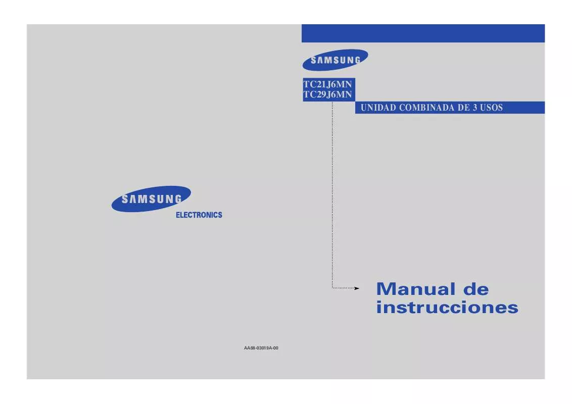 Mode d'emploi SAMSUNG TC-21J6MN