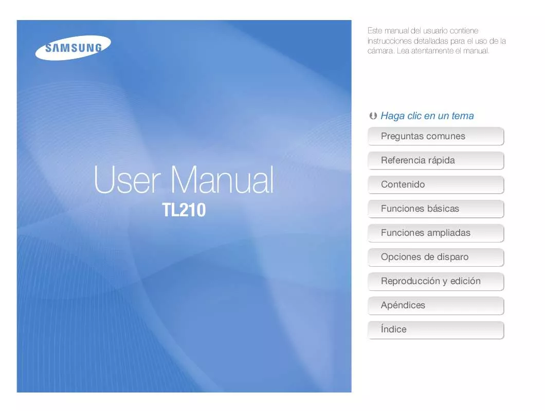 Mode d'emploi SAMSUNG TL210