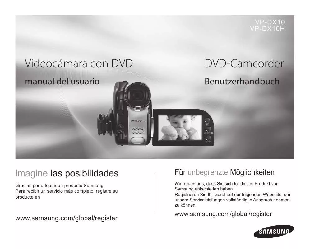 Mode d'emploi SAMSUNG VP-D10