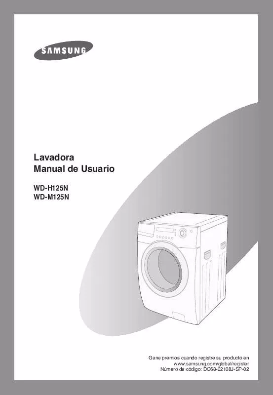 Mode d'emploi SAMSUNG WD-H125NC-YE