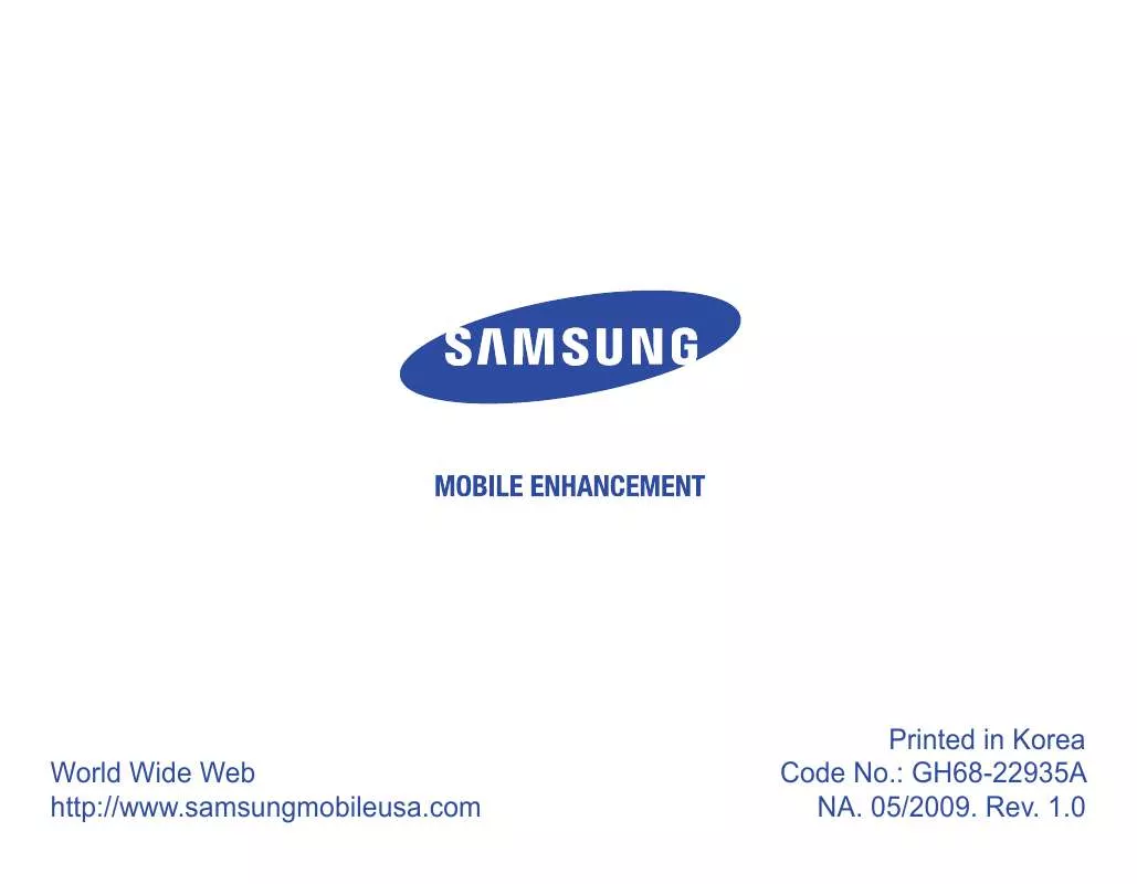 Mode d'emploi SAMSUNG WEP475