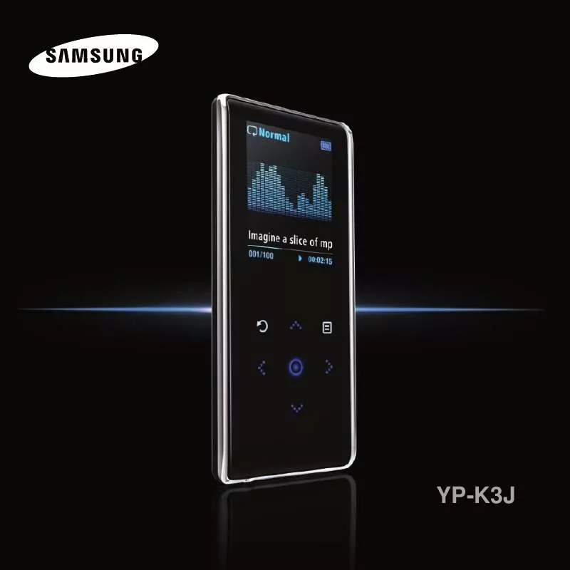 Mode d'emploi SAMSUNG YP-K3JAG